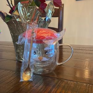 NWT Santa cup and spoon
